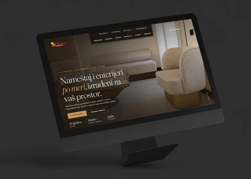 Enterijeri Varagić - website