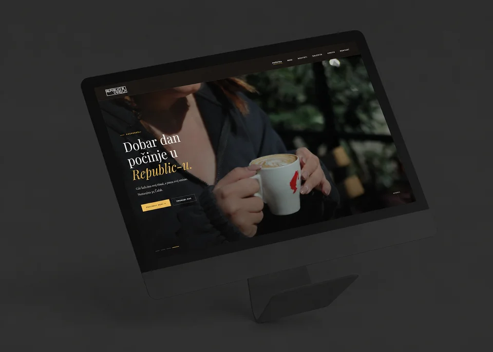 Republic Cafe - website